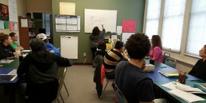 Students learn about finances.